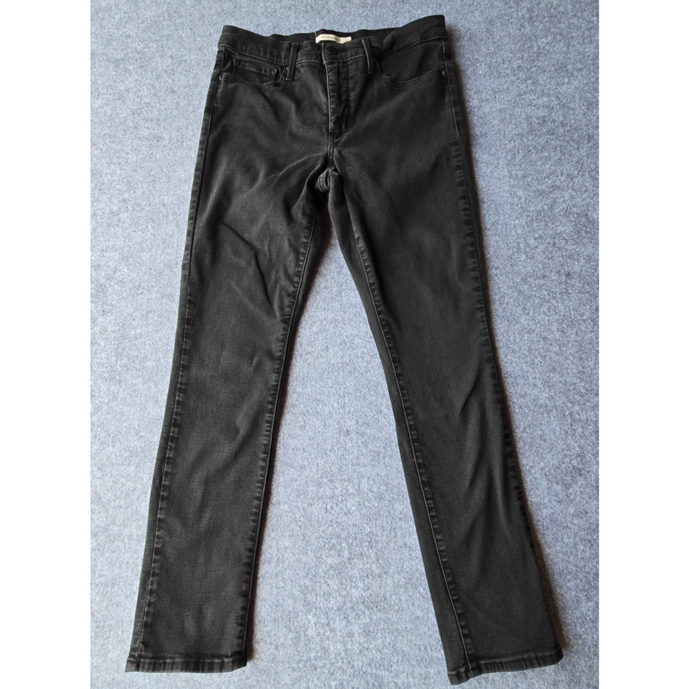 Levis 311 Jeans Women's Shaping Skinny Stretch Mid Rise Charcoal Wash 30 x 27.5